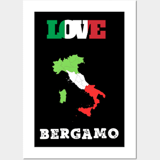 bergamo shirt - bergamo t shirt maglietta bergamo Posters and Art